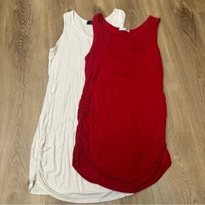 Maternity Relaxed Fit Tank Top Bundle size M